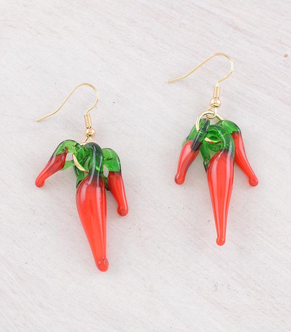 WHAT'S NEW :: Wholesale Trending Chili Pepper Earrings