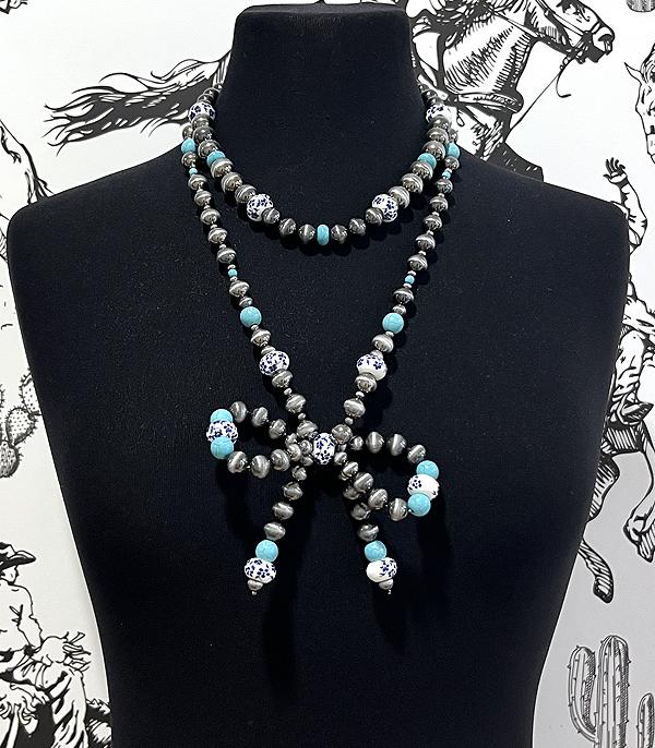 WHAT'S NEW :: Wholesale Western Navajo Pearl Bow Necklace