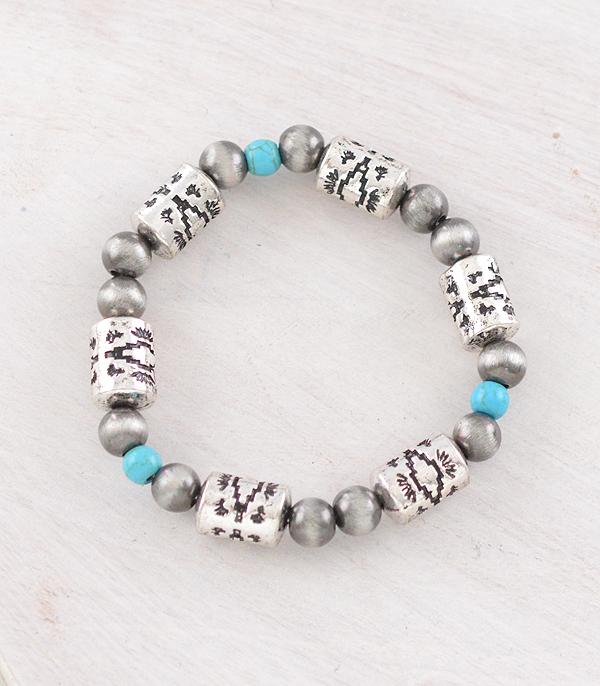 WHAT'S NEW :: Wholesale Western Aztec Navajo Pearl Bracelet 