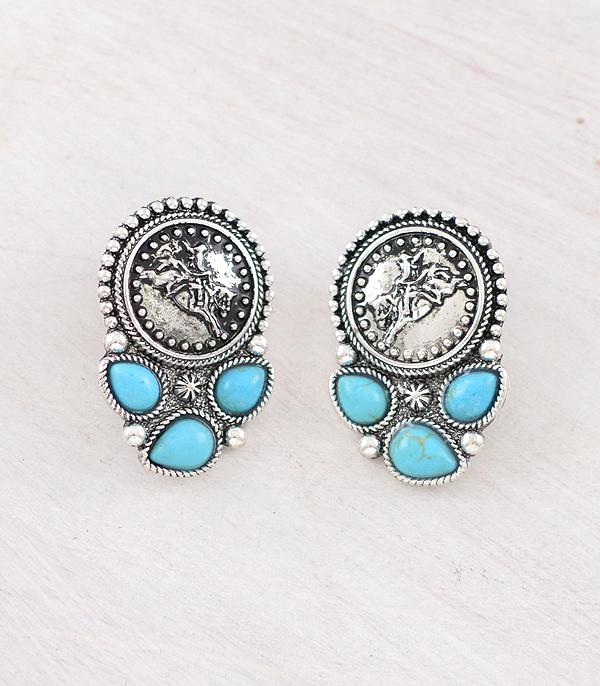 WHAT'S NEW :: Wholesale Western Cowboy Concho Earrings