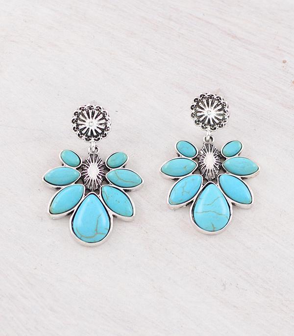 WHAT'S NEW :: Wholesale Western Turquoise Statement Earrings