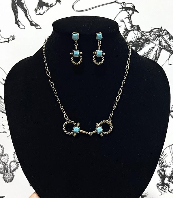 New Arrival :: Wholesale Western Horsebit Necklace Set