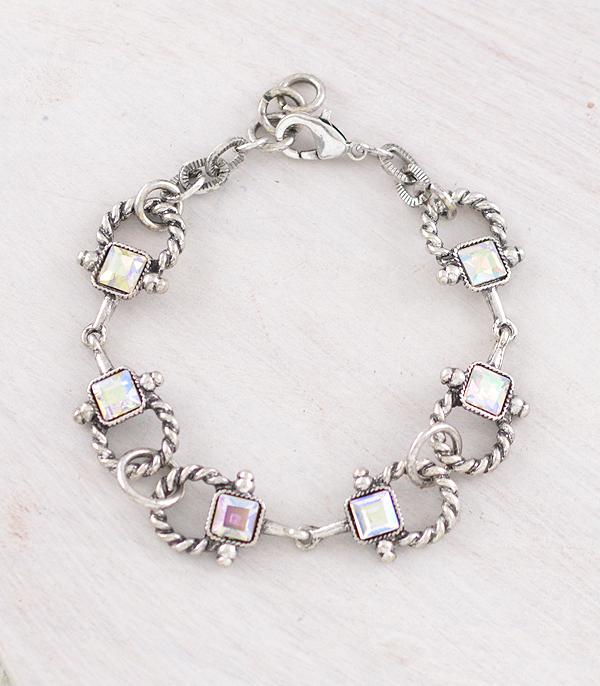BRACELETS :: LINK :: Wholesale Western Trending Horsebit Chain Bracelet