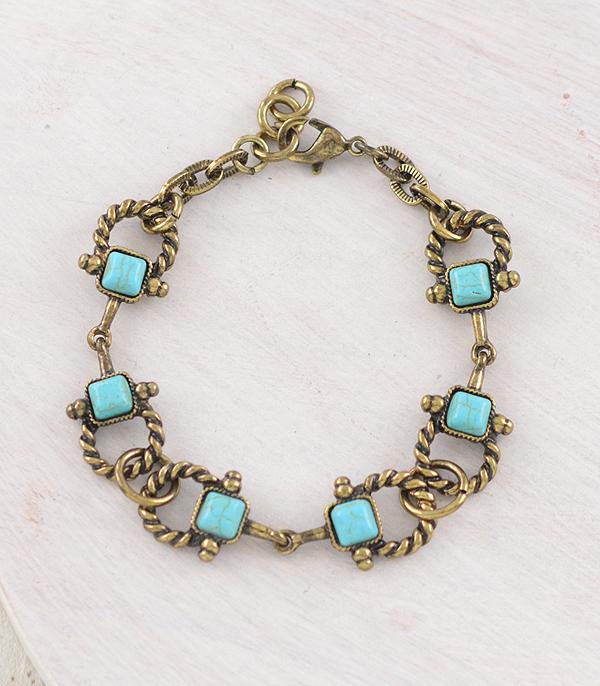 BRACELETS :: LINK :: Wholesale Western Horsebit Chain Bracelet
