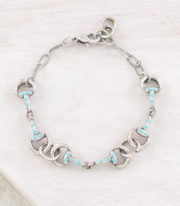 BRACELETS :: LINK :: Wholesale Western Horsebit Chain Bracelet