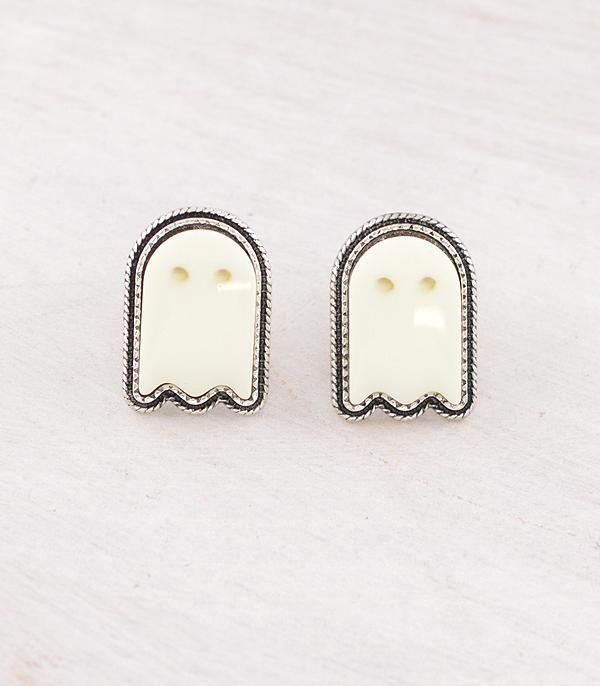 <font color=GREEN>HOLIDAYS</font> :: JEWELRY I BAGS :: Wholesale Tipi Brand Western Ghost Earrings