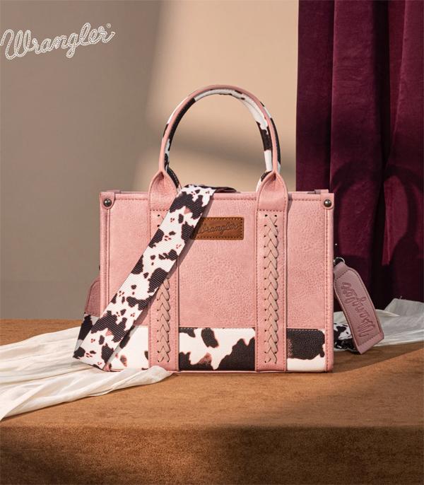 WHAT'S NEW :: Wholesale Wrangler Cow Print Tote Crossbody Bag