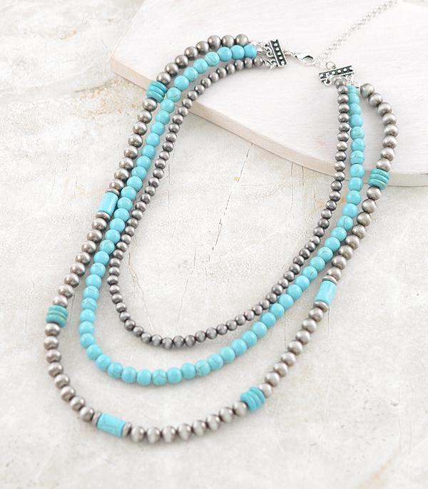 WHAT'S NEW :: Wholesale Western Navajo Pearl Layered Necklace