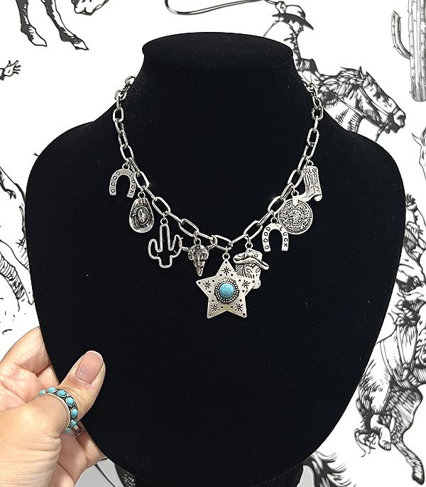 New Arrival :: Wholesale Western Charm Necklace
