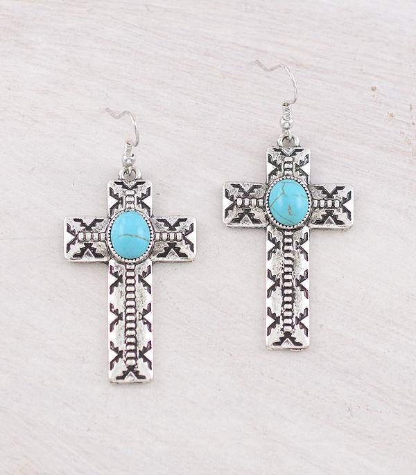 New Arrival :: Wholesale Western Aztec Cross Earrings