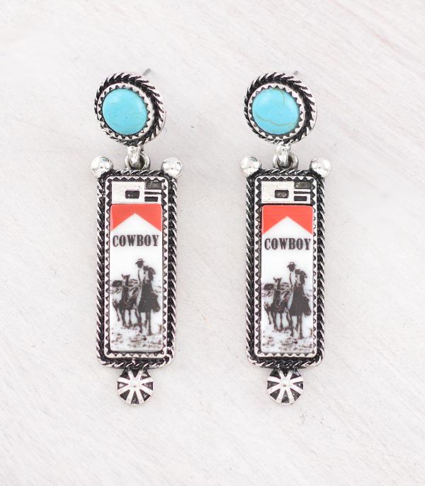 New Arrival :: Wholesale Western Cowboy Lighter Earrings