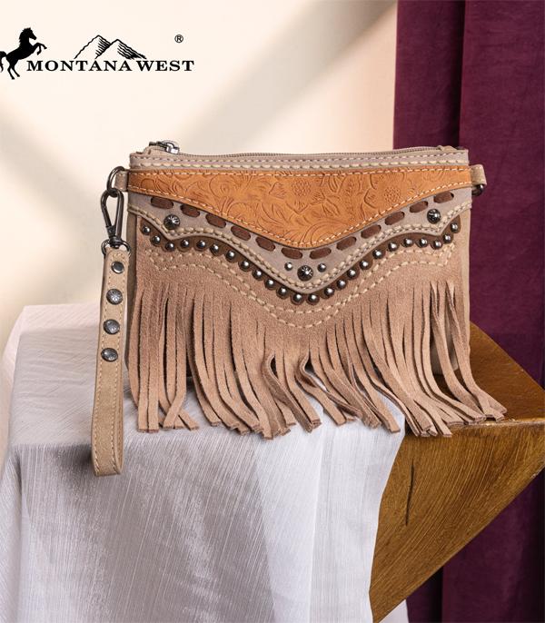 New Arrival :: Wholesale Montana West Fringe Clutch Crossbody Bag