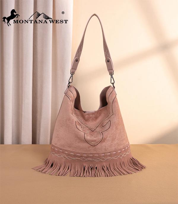 New Arrival :: Wholesale Montana West Boot Stitch Fringe Hobo Bag