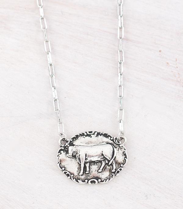 New Arrival :: Wholesale Tipi Brand Cow Pendant Necklace