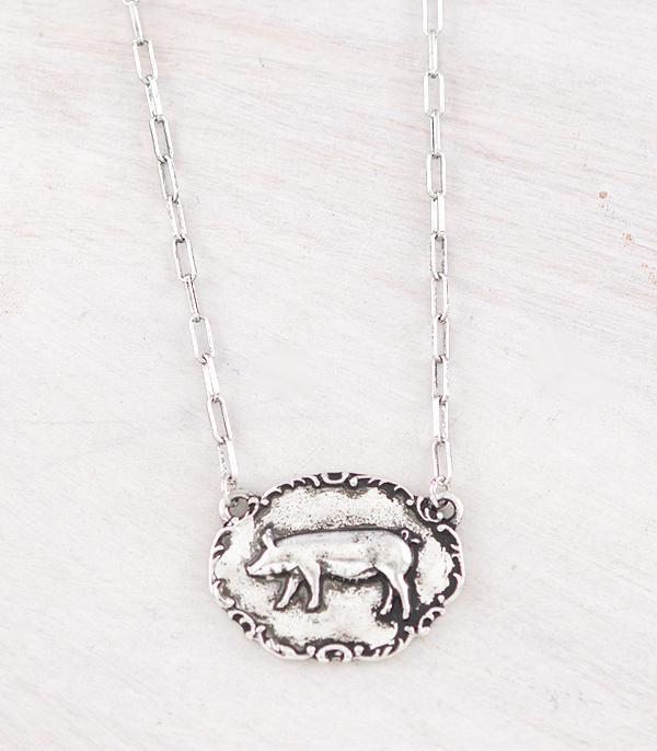 New Arrival :: Wholesale Tipi Brand Pig Pendant Necklace
