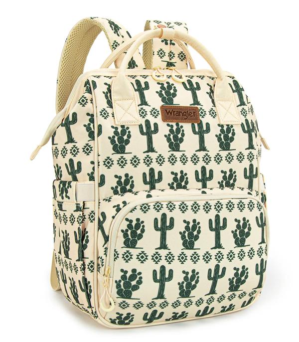 New Arrival :: Wholesale Wrangler Cactus Print Callie Backpack
