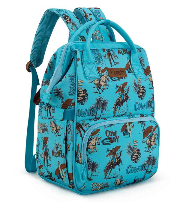 New Arrival :: Wholesale Wrangler Cowboy Print Callie Backpack