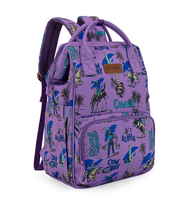 New Arrival :: Wholesale Wrangler Cowboy Print Callie Backpack