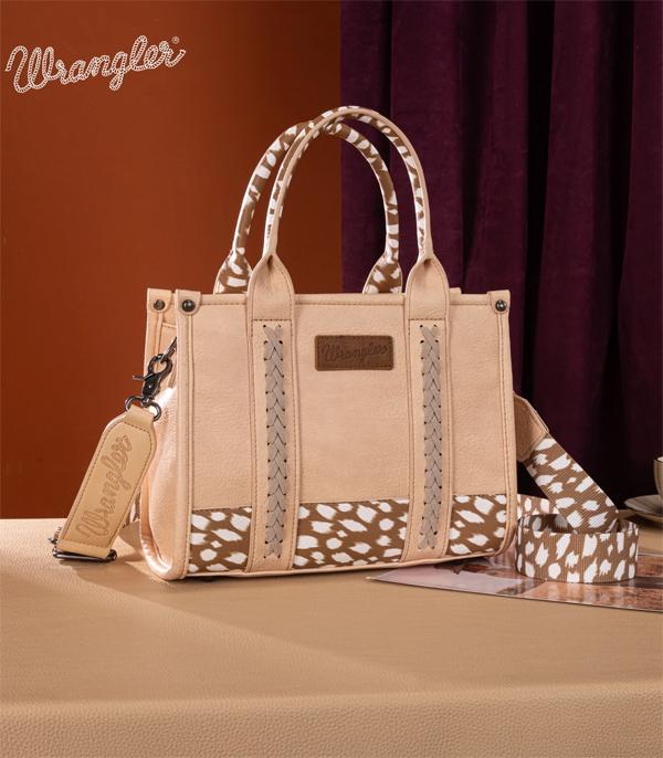 New Arrival :: Wholesale Wrangler Deer Print Tote Crossbody Bag