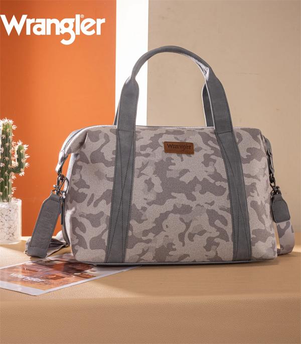 New Arrival :: Wholesale Wrangler Camo Print Duffle Bag