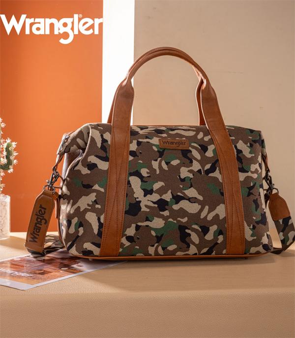New Arrival :: Wholesale Wrangler Camo Print Duffle Bag