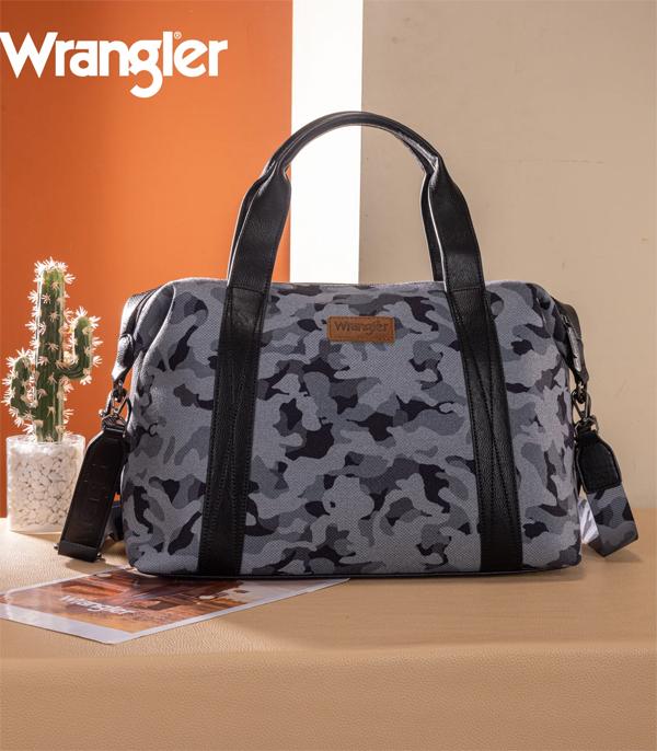 New Arrival :: Wholesale Wrangler Camo Print Duffle Bag