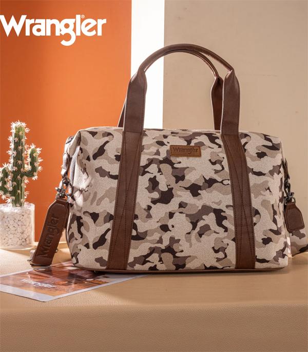 New Arrival :: Wholesale Wrangler Camo Print Duffle Bag