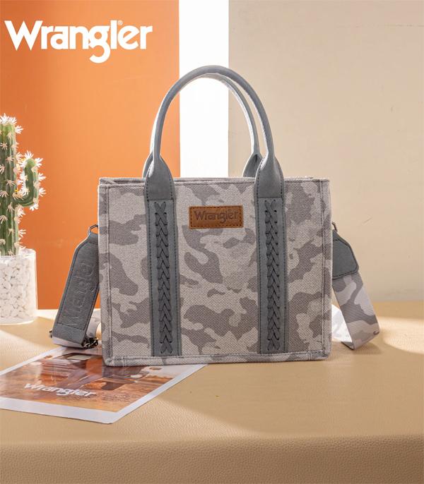 New Arrival :: Wholesale Wrangler Camo Print Tote Crossbody Bag