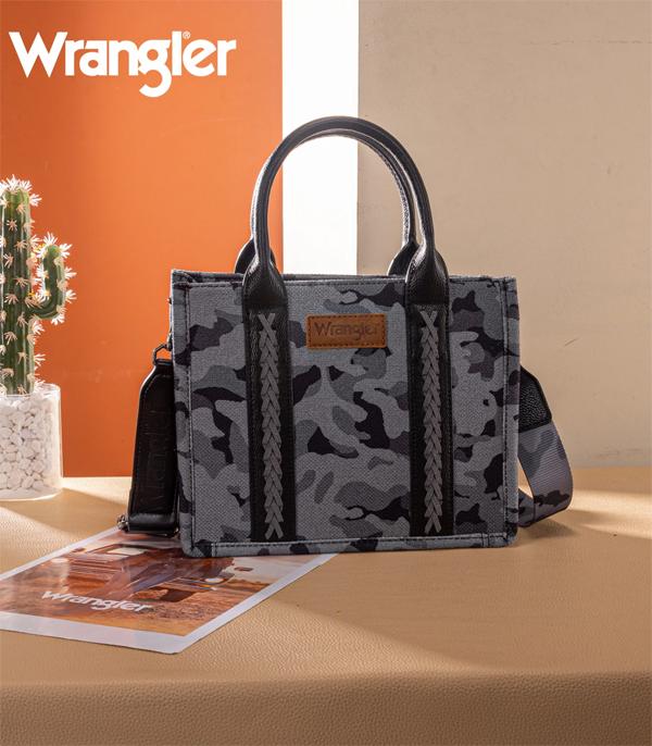 New Arrival :: Wholesale Wrangler Camo Print Tote Crossbody Bag