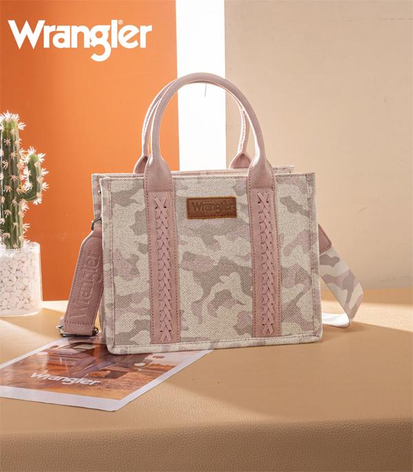 New Arrival :: Wholesale Wrangler Camo Print Tote Crossbody Bag