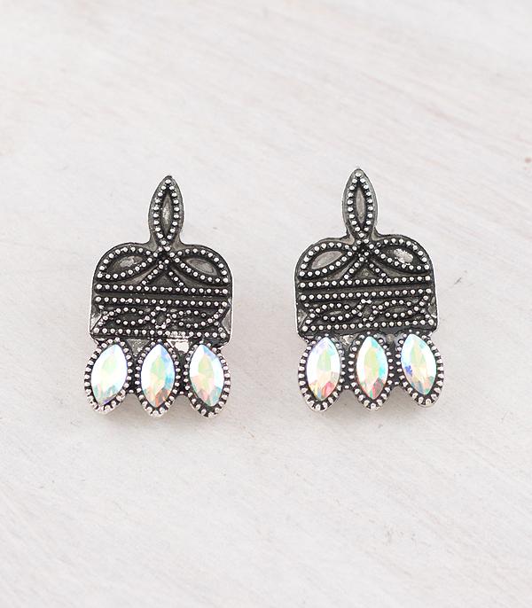 New Arrival :: Wholesale Western Boot Stitch Earrings