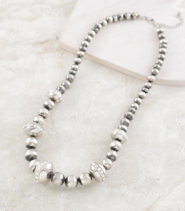 New Arrival :: Wholesale Western Navajo Pearl Bead Necklace