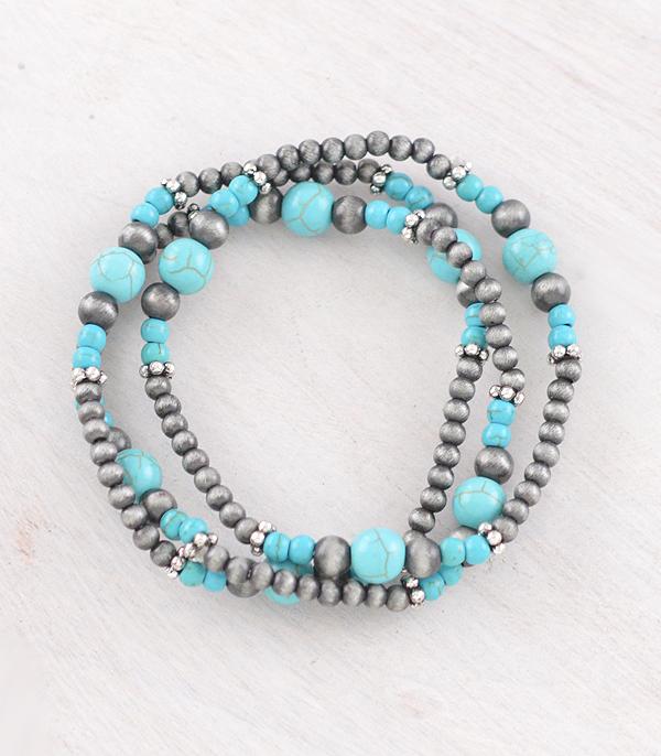 New Arrival :: Wholesale Western Navajo Pearl Bead Bracelet Set