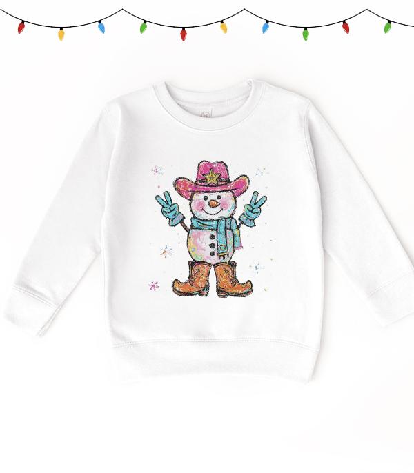 New Arrival :: Wholesale Western Kids Christmas Sweatshirt