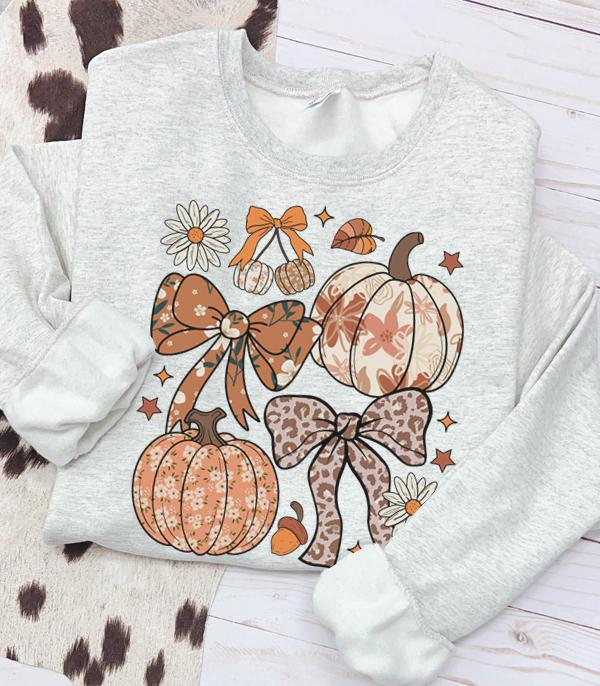<font color=GREEN>HOLIDAYS</font> :: GRAPHIC TEES :: Wholesale Vintage Fall Pumpkin Sweatshirt