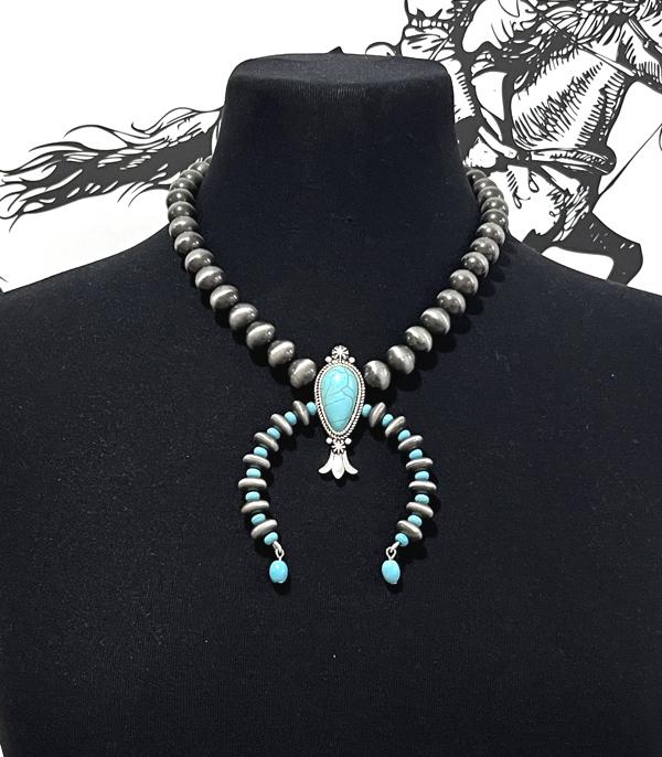 New Arrival :: Wholesale Western Squash Blossom Necklace 