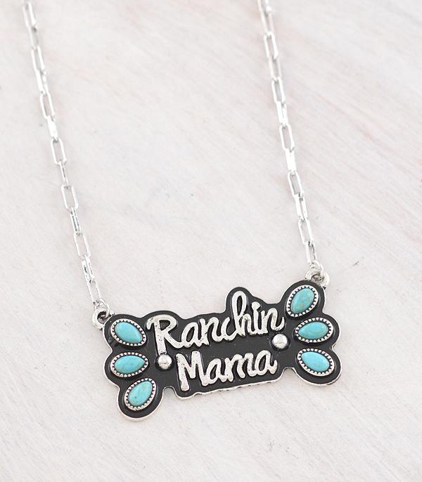 New Arrival :: Wholesale Western Ranch Mama Necklace