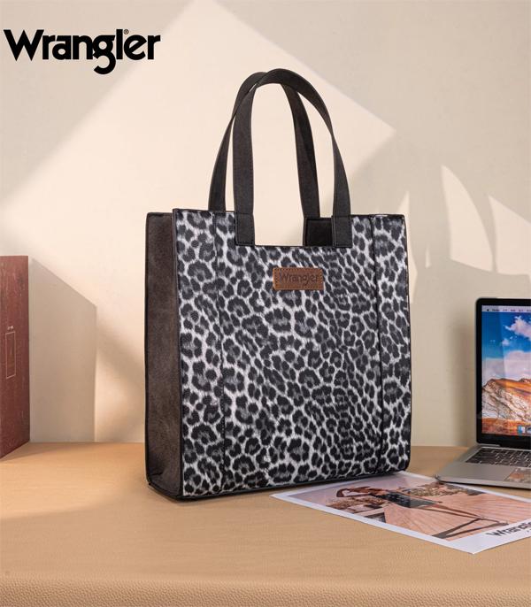 MONTANAWEST BAGS :: WESTERN PURSES :: Wholesale Wrangler Leopard Print Tote