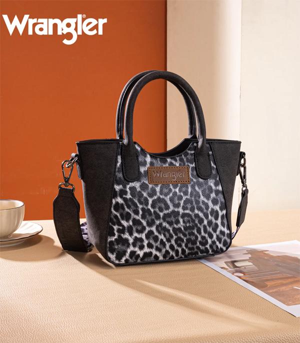 MONTANAWEST BAGS :: WESTERN PURSES :: Wholesale Wrangler Leopard Print Small Crossbody