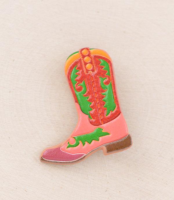WHAT'S NEW :: Wholesale Western Cowboy Boot Faux Leather Pin