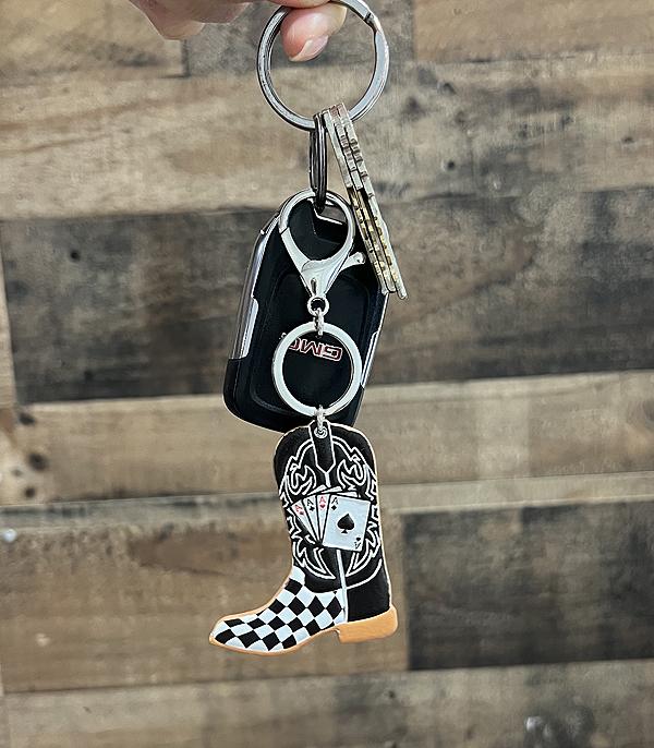 <font color=BLUE>WATCH BAND/ GIFT ITEMS</font> :: KEYCHAINS :: Wholesale Western Cowboy Boot Keychain