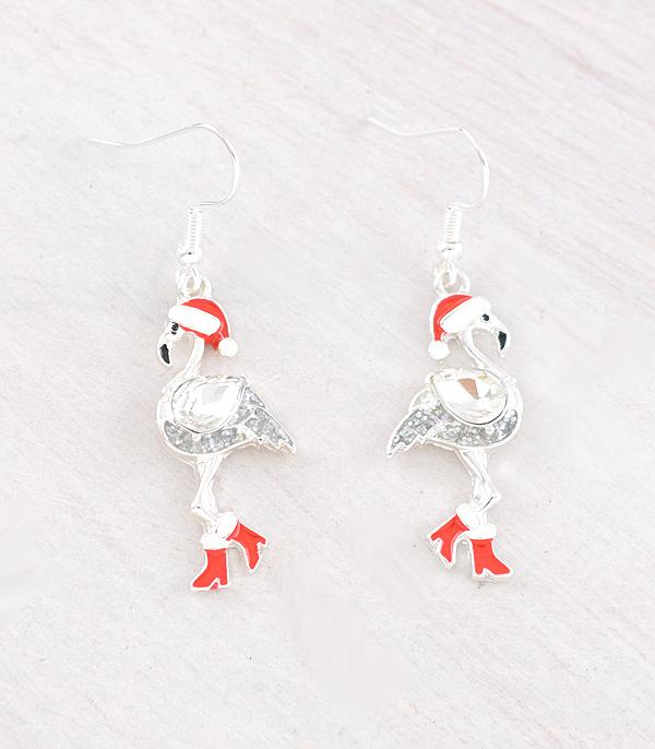 WHAT'S NEW :: Wholesale Christmas Flamingo Earrings