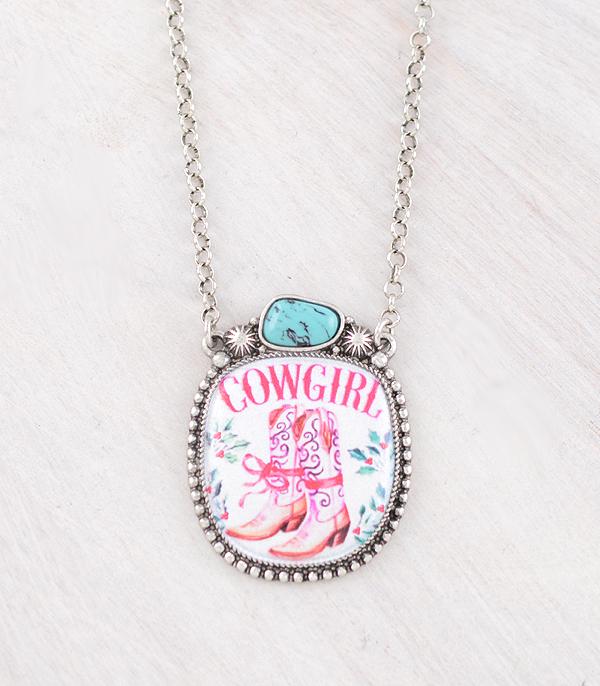 WHAT'S NEW :: Wholesale Western Cowgirl Christmas Necklace
