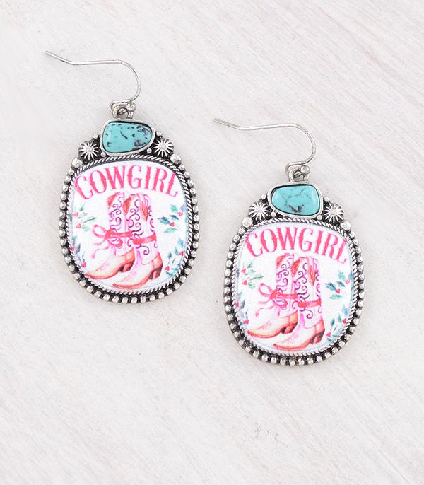 WHAT'S NEW :: Wholesale Western Cowgirl Christmas Earrings