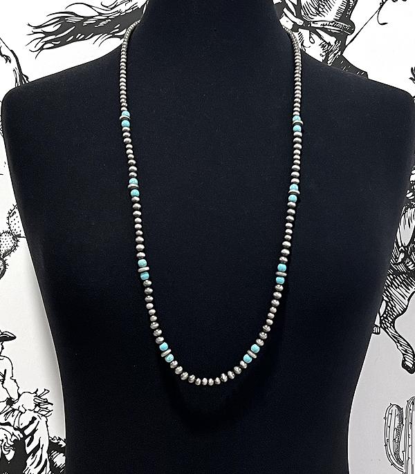 New Arrival :: Wholesale Western Navajo Pearl Bead Necklace