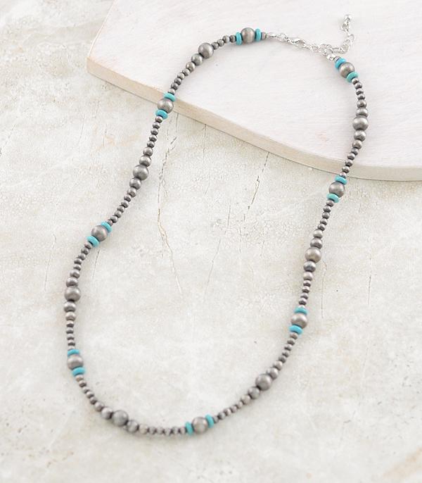 New Arrival :: Wholesale Western Navajo Pearl Bead Necklace