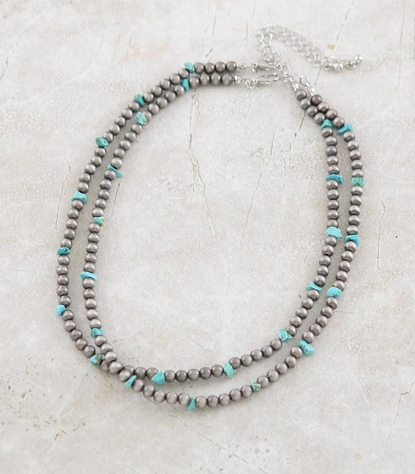 New Arrival :: Wholesale Western Navajo Pearl Bead Necklace Set