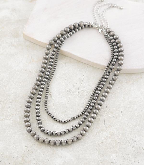 New Arrival :: Wholesale Western Navajo Pearl Bead Necklace