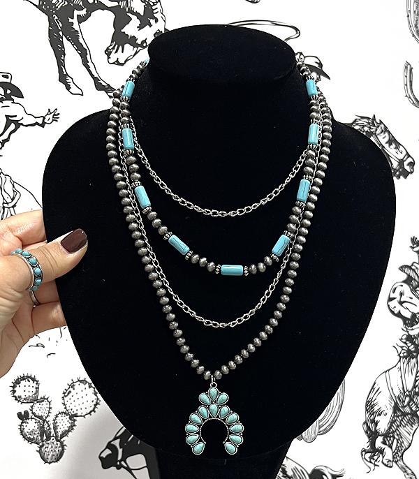 New Arrival :: Wholesale Western Squash Blossom Necklace