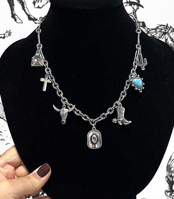 New Arrival :: Wholesale Western Charm Necklace